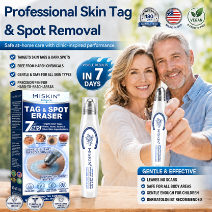 𝐇𝐈𝐒𝐊𝐈𝐍®✨ 𝟕-𝐃𝒂𝘆 𝐒𝗸𝐢𝐧 𝐓𝒂𝗴 & 𝐒𝐩𝙤𝐭 𝐄𝐫𝒂𝐬𝙚𝐫 Painless & Scar-Free Advanced Imperfection Removal Rollerball Pen