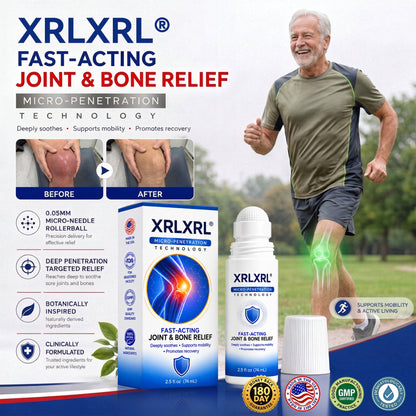 𝐏𝐡𝐲𝐬𝐢𝐜𝐢𝐚𝐧-𝐅𝐨𝐫𝐦𝐮𝐥𝐚𝐭𝐞𝐝💫| 𝑿𝑹𝑳𝑿𝑹𝑳® 0.05mm Microneedle Bone & Joint Recovery Roller