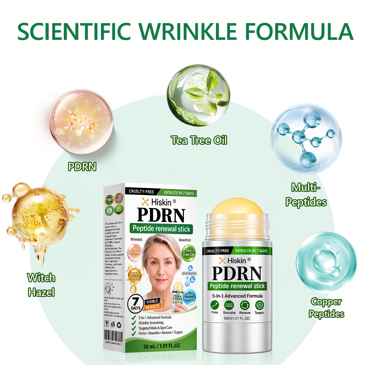 𝑯𝙞𝙨𝙠𝙞𝙣® 🧬𝑷𝑫𝑹𝑵 𝑨𝒏𝒕𝒊-𝑨𝒈𝒊𝒏𝒈 & 𝑻𝒂𝒓𝒈𝒆𝒕𝒆𝒅 𝑺𝒑𝒐𝒕 𝑹𝒆𝒏𝒆𝒘𝒂𝒍 𝑺𝒕𝒊𝒄𝒌（𝑯𝒆𝒍𝒑𝒔 𝑺𝒎𝒐𝒐𝒕𝒉 𝑾𝒓𝒊𝒏𝒌𝒍𝒆𝒔, 𝑺𝒖𝒑𝒑𝒐𝒓𝒕 𝑭𝒊𝒓𝒎𝒆𝒓-𝑳𝒐𝒐𝒌𝒊𝒏𝒈 𝑺𝒌𝒊𝒏, 𝒂𝒏𝒅 𝑰𝒎𝒑𝒓𝒐𝒗𝒆 𝑻𝒉𝒆 𝑨𝒑𝒑𝒆𝒂𝒓𝒂𝒏𝒄𝒆 𝑶𝒇 𝑽𝒊𝒔𝒊𝒃𝒍𝒆 𝑺𝒑𝒐𝒕𝒔）