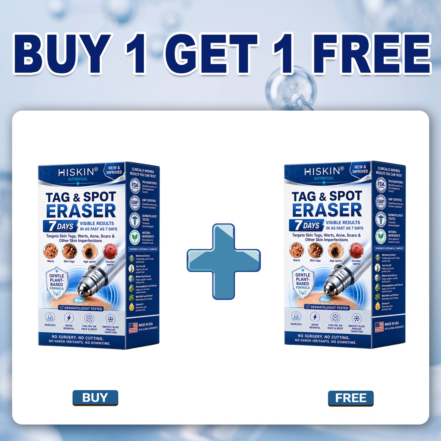 𝐇𝐈𝐒𝐊𝐈𝐍® 𝟕-𝐃𝐚𝐲 𝐓𝐚𝐠 & 𝐒𝐩𝐨𝐭 𝐄𝐫𝐚𝐬𝐞𝐫 Painless Precision Roll-On Pen🌈（for Skin Tags, Warts, Age Spots & Rough Bumps）