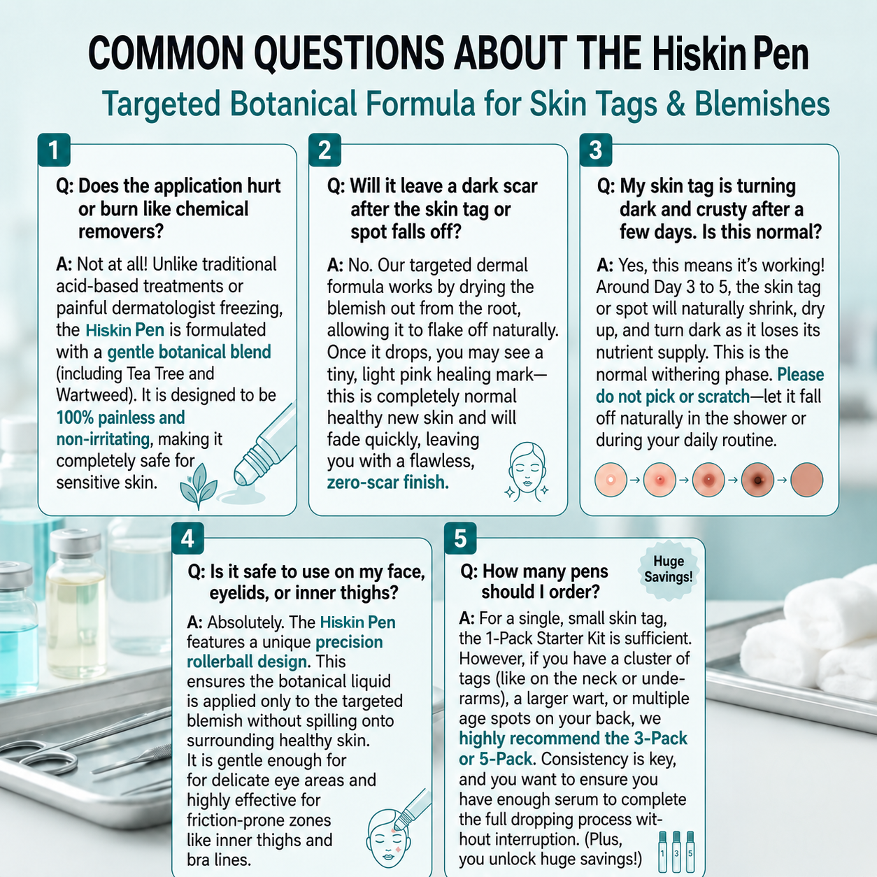 𝐇𝐈𝐒𝐊𝐈𝐍® 𝟕-𝐃𝐚𝐲 𝐓𝐚𝐠 & 𝐒𝐩𝐨𝐭 𝐄𝐫𝐚𝐬𝐞𝐫 Painless Precision Roll-On Pen🌈（for Skin Tags, Warts, Age Spots & Rough Bumps）