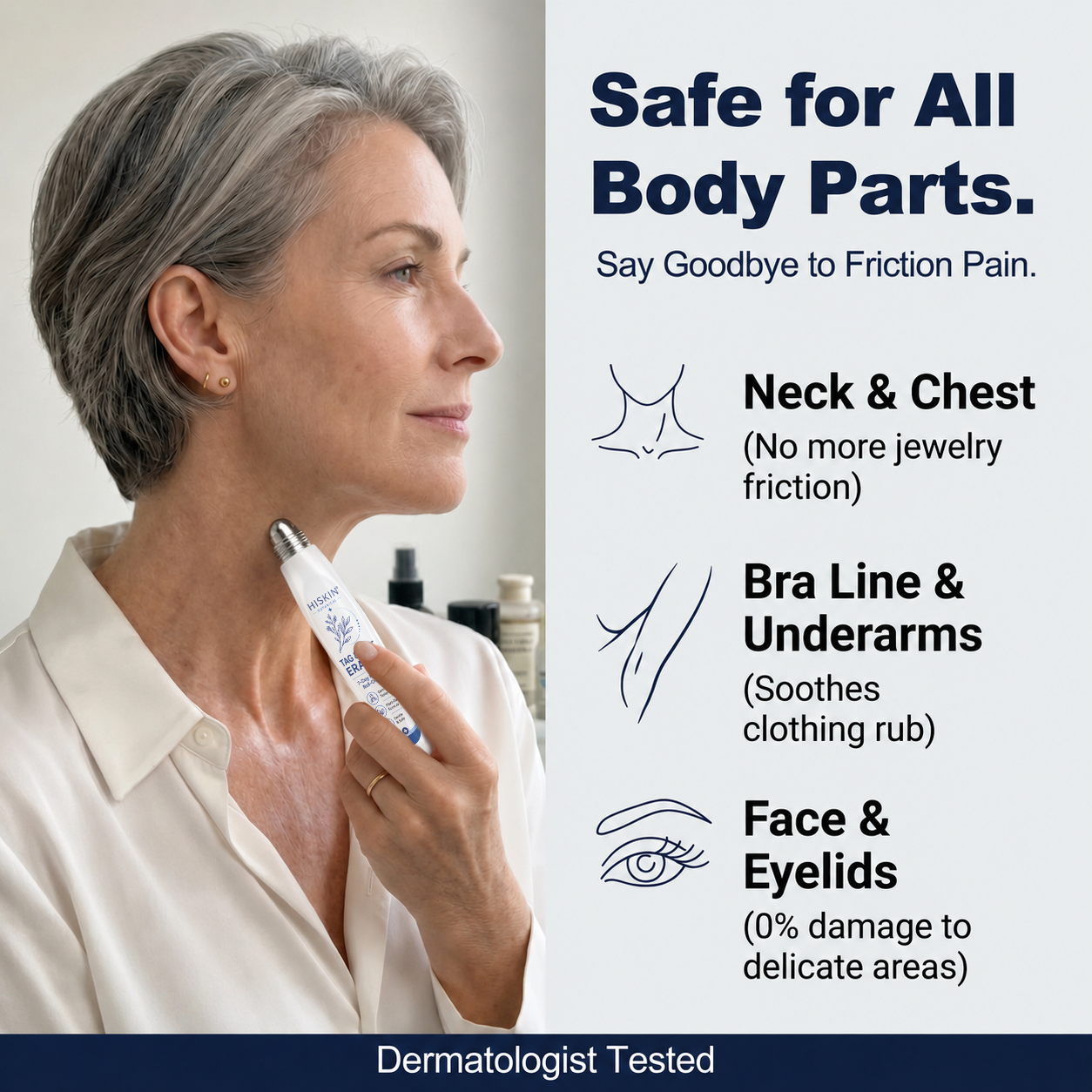 𝐇𝐈𝐒𝐊𝐈𝐍® 𝟕-𝐃𝐚𝐲 𝐓𝐚𝐠 & 𝐒𝐩𝐨𝐭 𝐄𝐫𝐚𝐬𝐞𝐫 Painless Precision Roll-On Pen🌈（for Skin Tags, Warts, Age Spots & Rough Bumps）