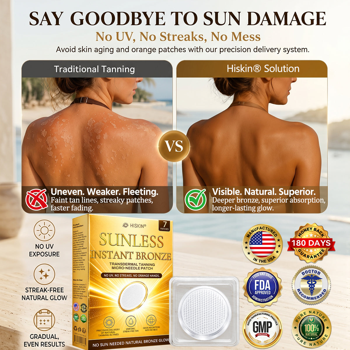 𝑶𝒇𝒇𝒊𝒄𝒊𝒂𝒍 𝑺𝒕𝒐𝒓𝒆 | 🎊 𝐇𝐢𝐬𝐤𝐢𝐧® 𝐒𝐮𝐧𝐥𝐞𝐬𝐬 𝐈𝐧𝐬𝐭𝐚𝐧𝐭 𝐁𝐫𝐨𝐧𝐳𝐞 𝐓𝐚𝐧𝐧𝐢𝐧𝐠 𝐌𝐢𝐜𝐫𝐨𝐧𝐞𝐞𝐝𝐥𝐞 𝐏𝐚𝐭𝐜𝐡 🇺🇸 (𝐉𝐮𝐬𝐭 𝐨𝐧𝐜𝐞 𝐚 𝐝𝐚𝐲) 𝐕𝐢𝐬𝐢𝐛𝐥𝐞 𝐁𝐫𝐨𝐧𝐳𝐞 𝐆𝐥𝐨𝐰 𝐢𝐧 𝟕 𝐃𝐚𝐲𝐬 ✅ 𝐍𝐨 𝐔𝐕, 𝐍𝐨 𝐎𝐫𝐚𝐧𝐠𝐞, 𝐍𝐨 𝐒𝐭𝐫𝐞𝐚𝐤𝐬, 𝐍𝐨 𝐃𝐇𝐀, 𝐍𝐨 𝐌𝐞𝐬𝐬.